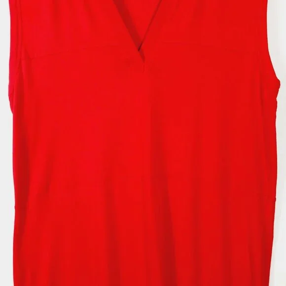 Athleta, Red dress, Size Medium, Sleeveless, V Neck, Soft, Athleisure, Sporty - Picture 6 of 14